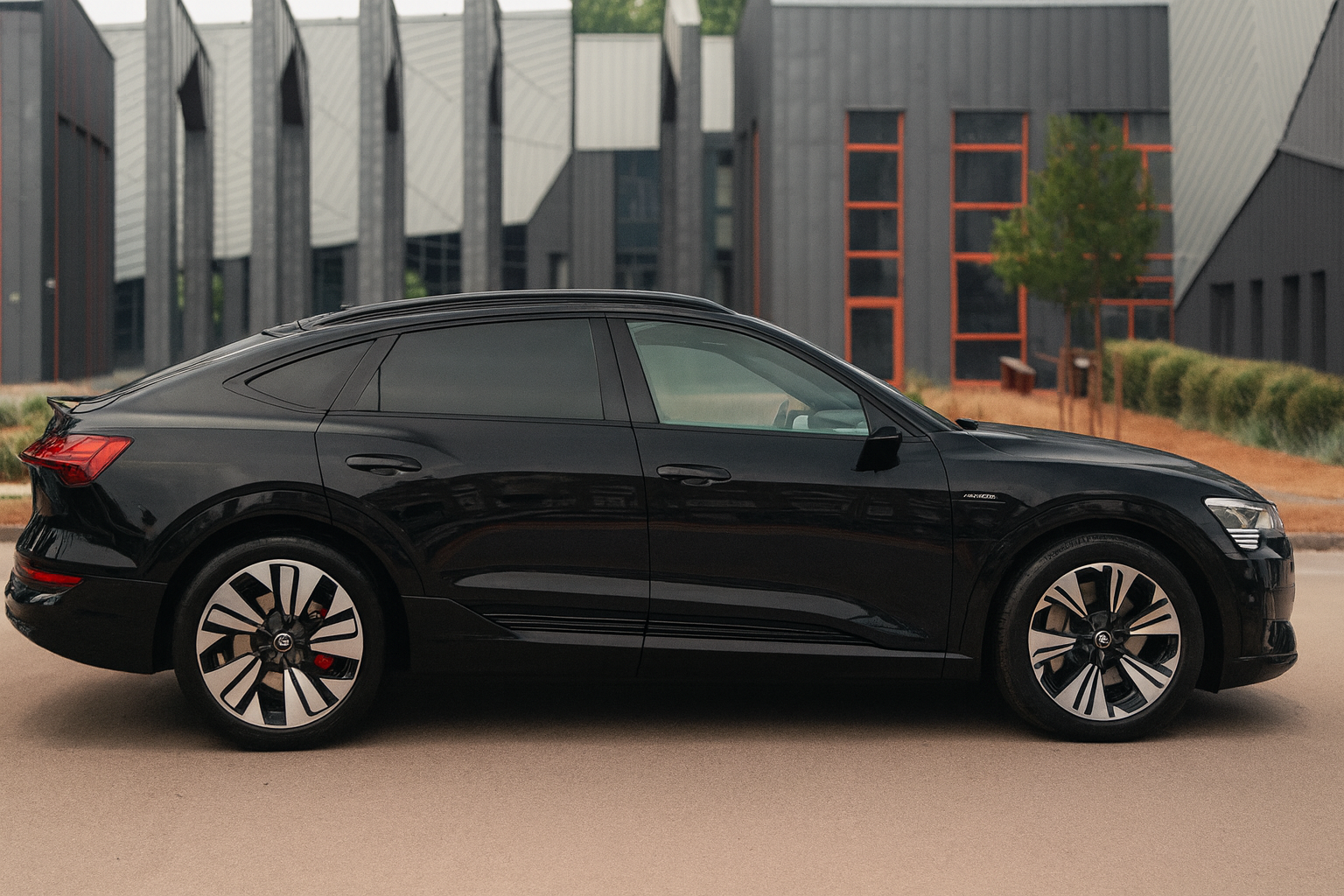 Audi Q8 e-tron Seitenansicht