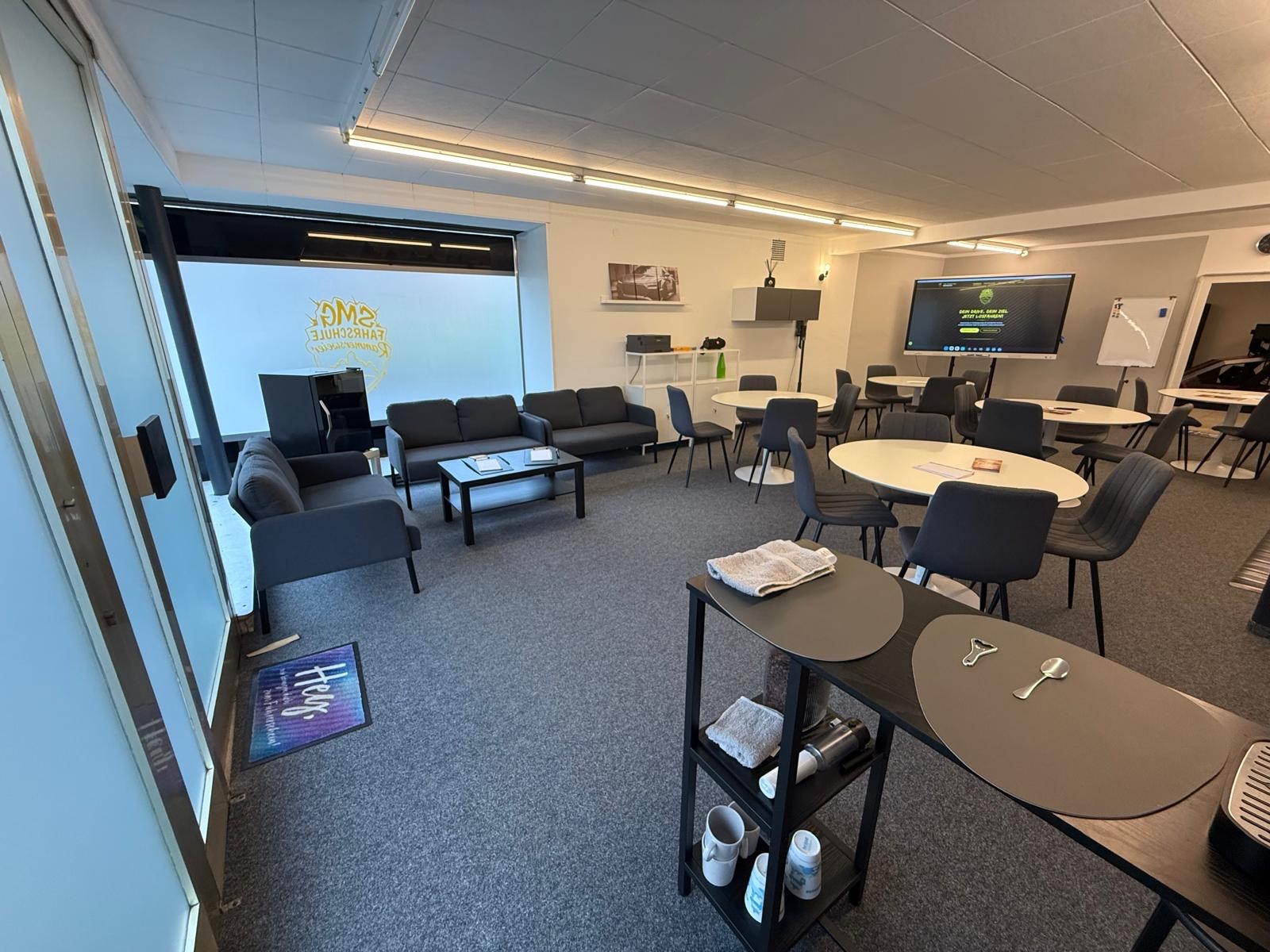 Gesamtansicht des modernen Theorieraums